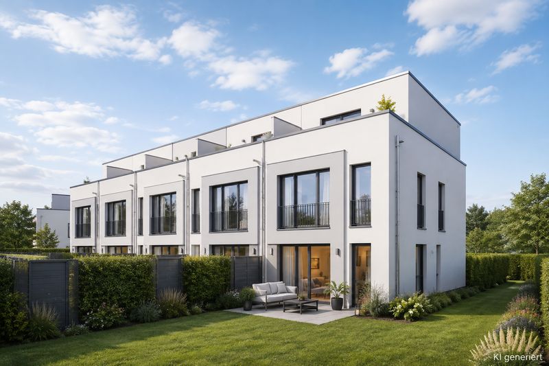 Top Neubau Reihen-Endhaus mit Garten in Schwetzinger Innenstadtlage